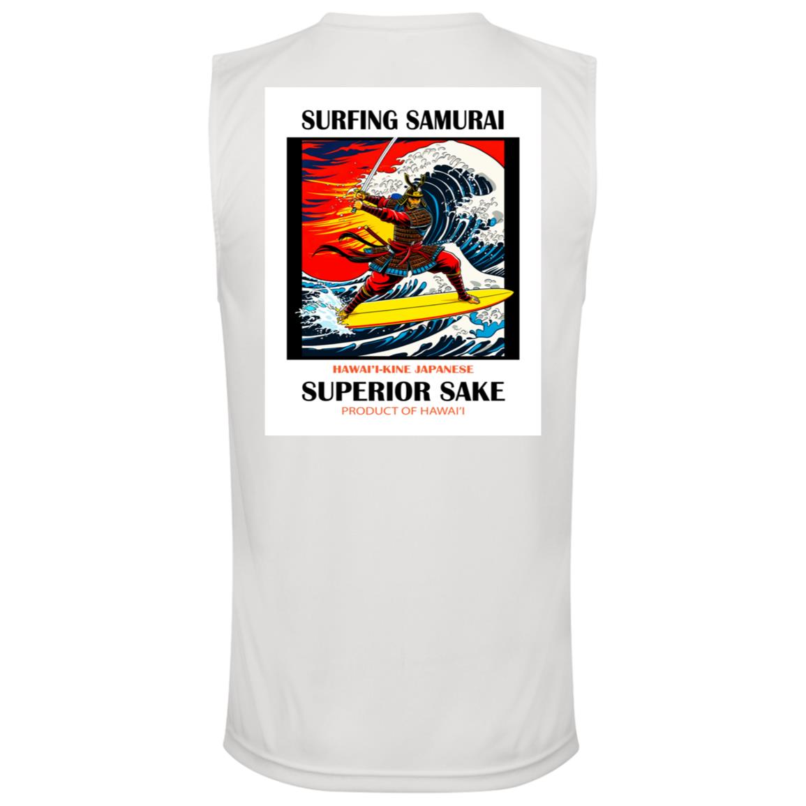 Surfing Samurai Superior Sake, White - Made in USA