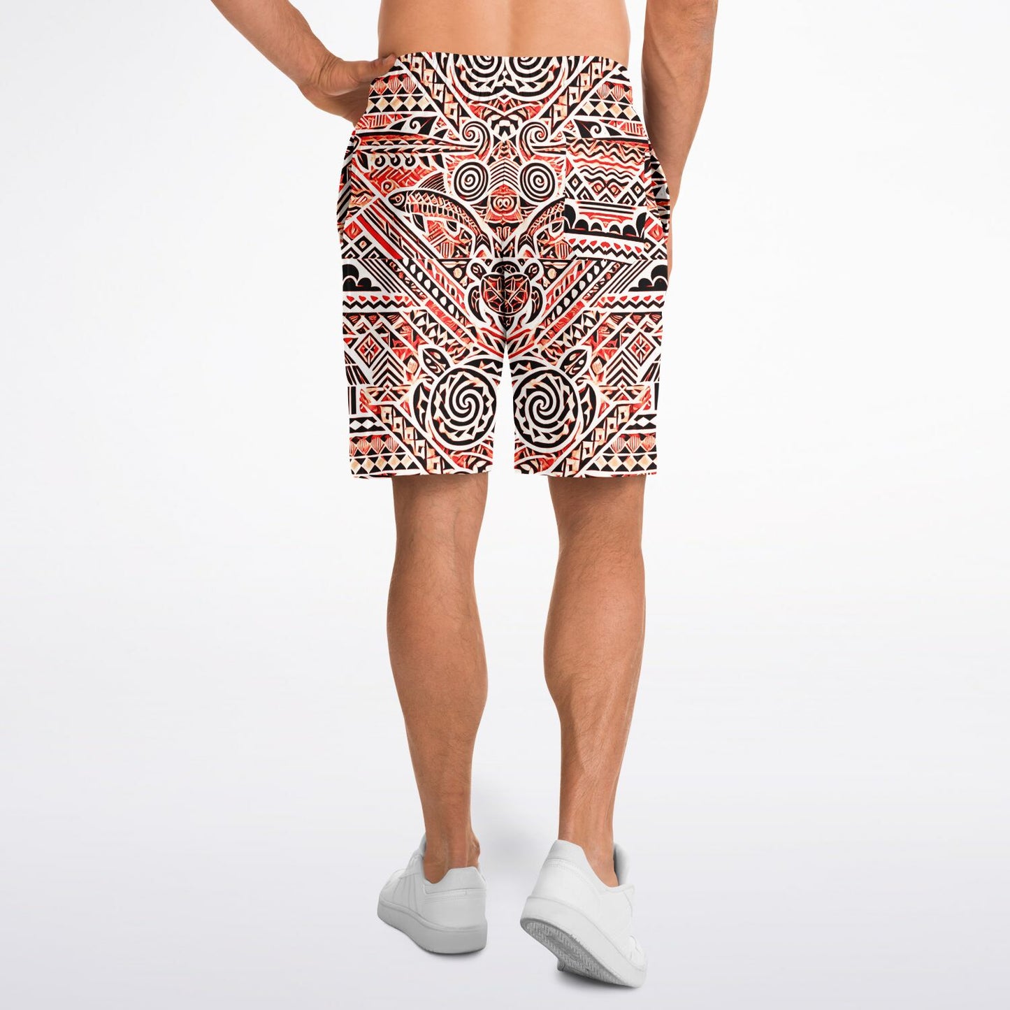 Tribal Long Shorts - Indigital Pink Salmon