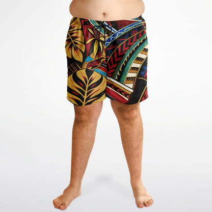 Tribal Plus-size Swim Trunks - Makaha