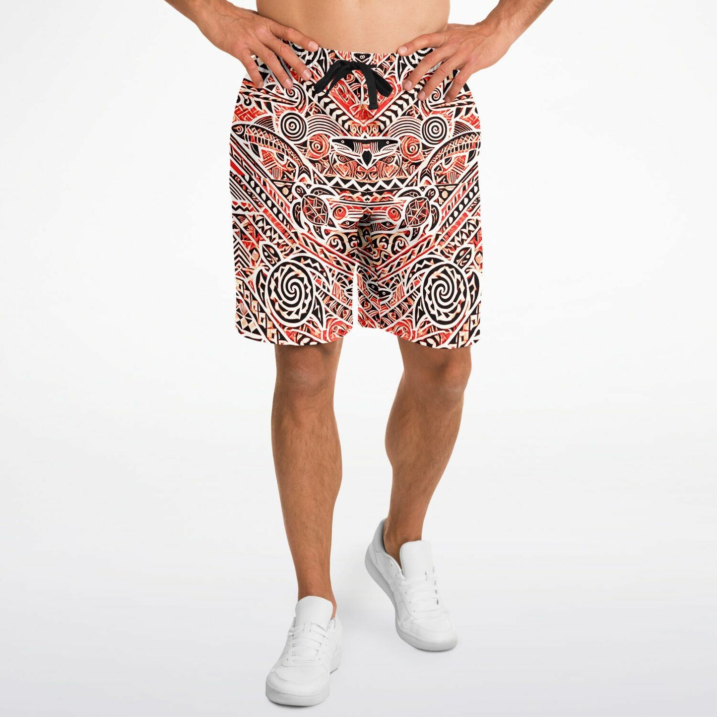 Tribal Long Shorts - Indigital Pink Salmon