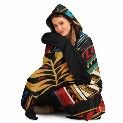 Tribal Hooded Blanket - Makaha