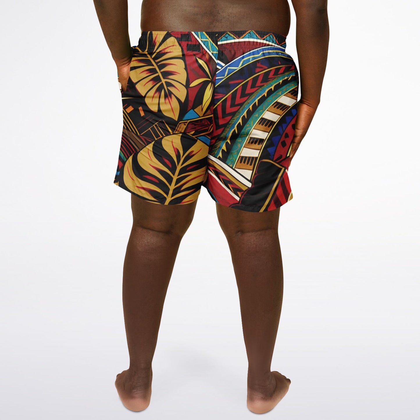 Tribal Plus-size Swim Trunks - Makaha