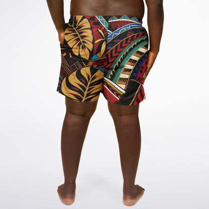 Tribal Plus-size Swim Trunks - Makaha