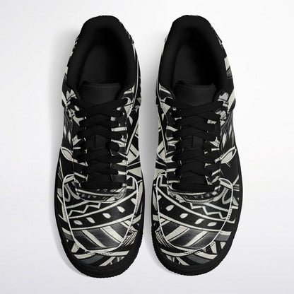 Tribal Core Low Shoes - Poly-Tattoo Silver-Black