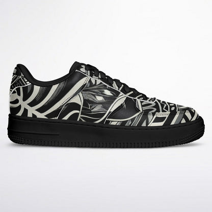 Tribal Core Low Shoes - Poly-Tattoo Silver-Black