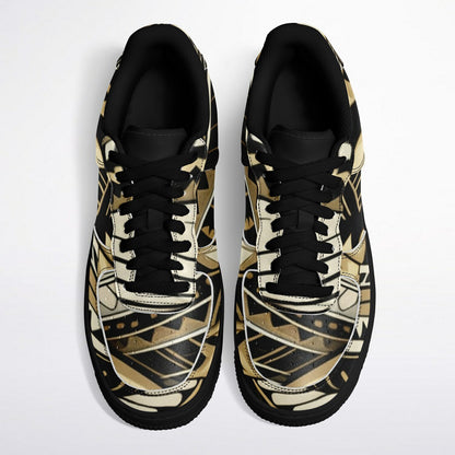 Tribal Core Low Shoes - Poly-Tattoo Gold-Black