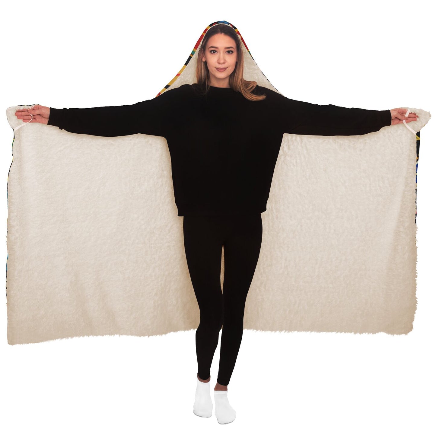 Tribal Hooded Blanket - Makaha