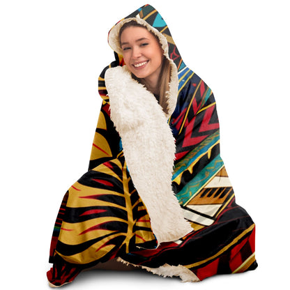 Tribal Hooded Blanket - Makaha