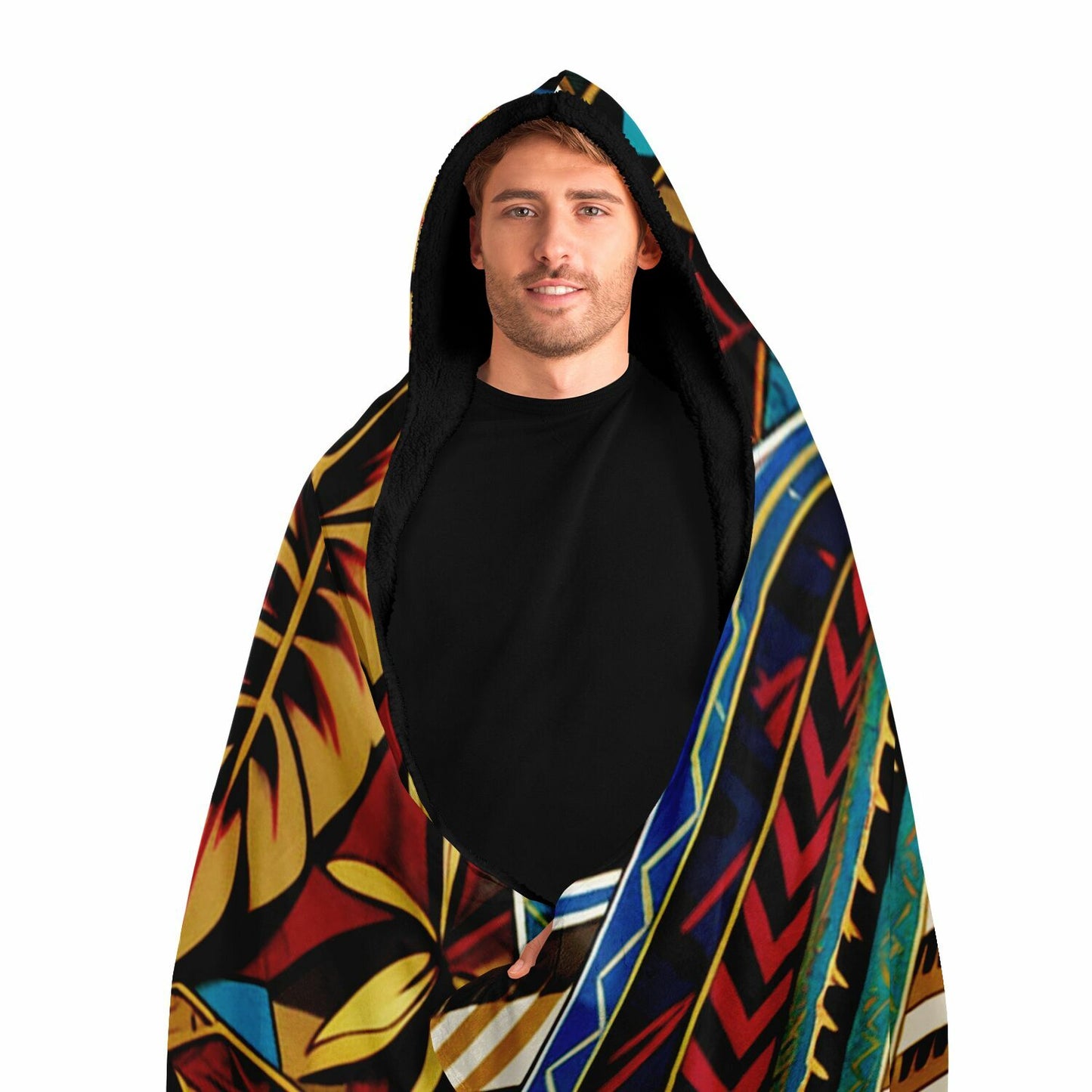 Tribal Hooded Blanket - Makaha