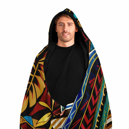 Tribal Hooded Blanket - Makaha