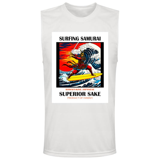 Surfing Samurai Superior Sake, White - Made in USA