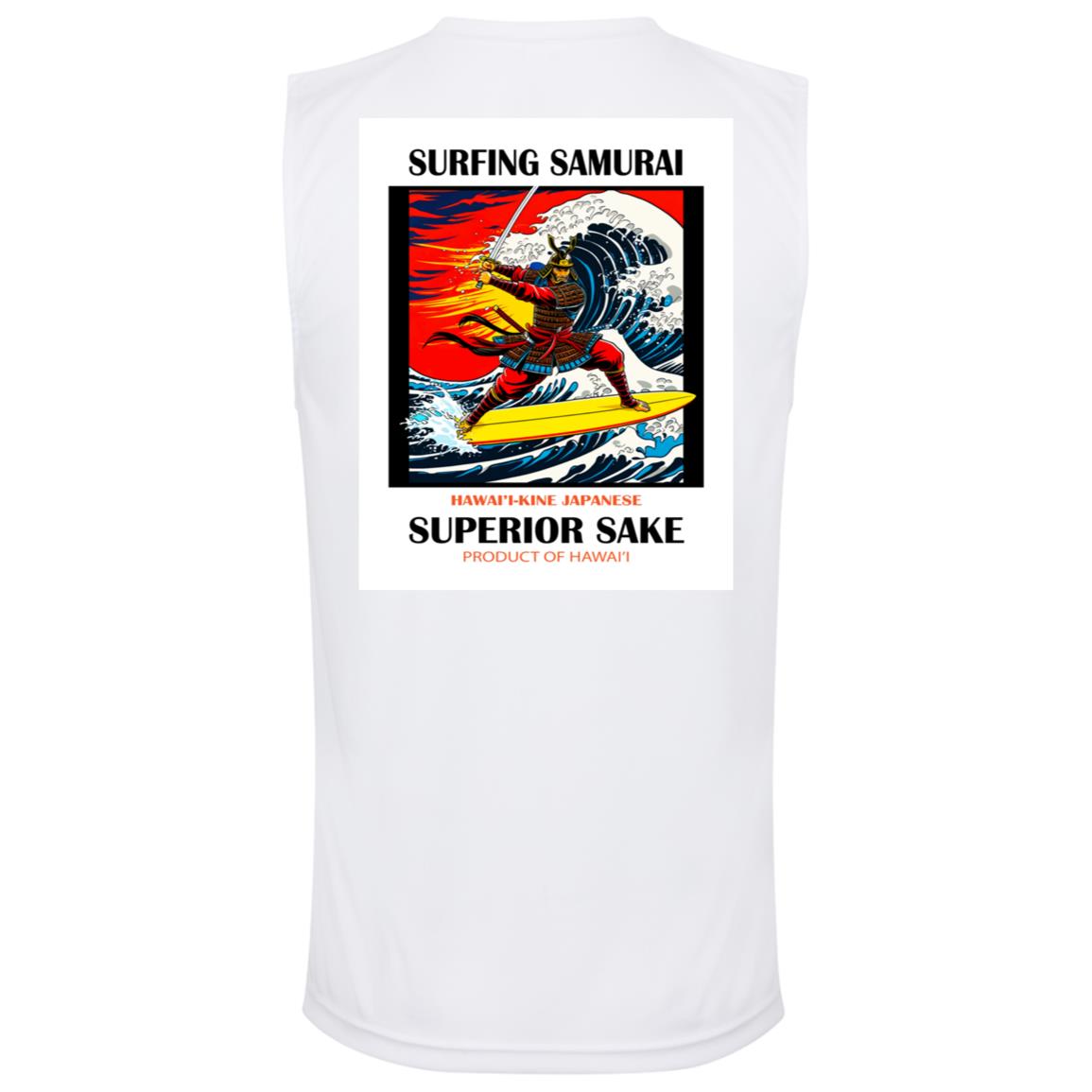 Surfing Samurai Superior Sake, White - Made in USA