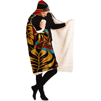 Tribal Hooded Blanket - Makaha