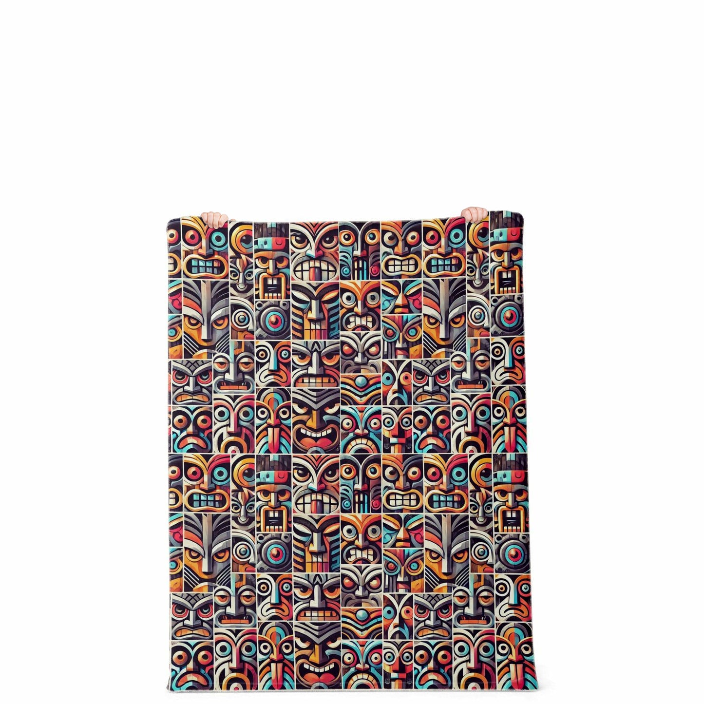 Crazy Tiki Premium Microfleece Blanket - Pop Art Deco