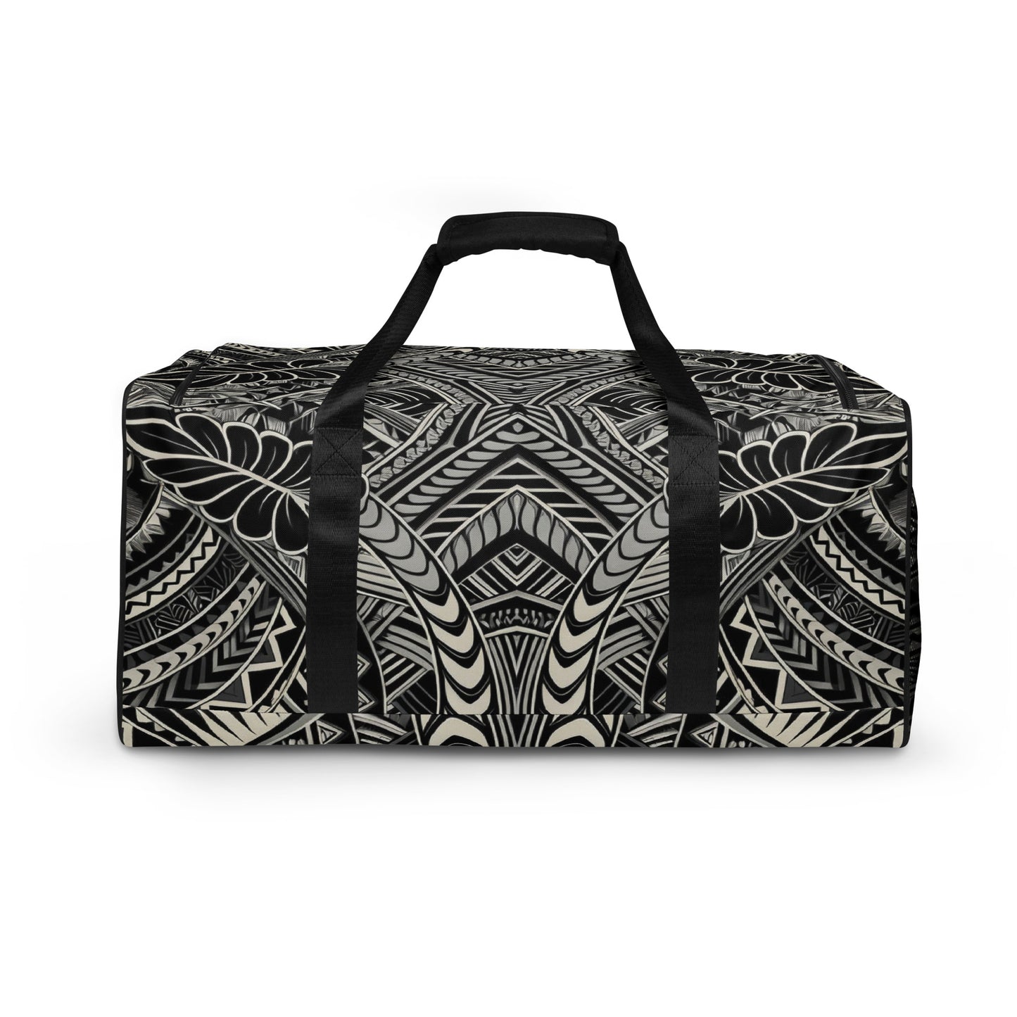 Tribal Duffle Bag - Poly-Tattoo, Silver