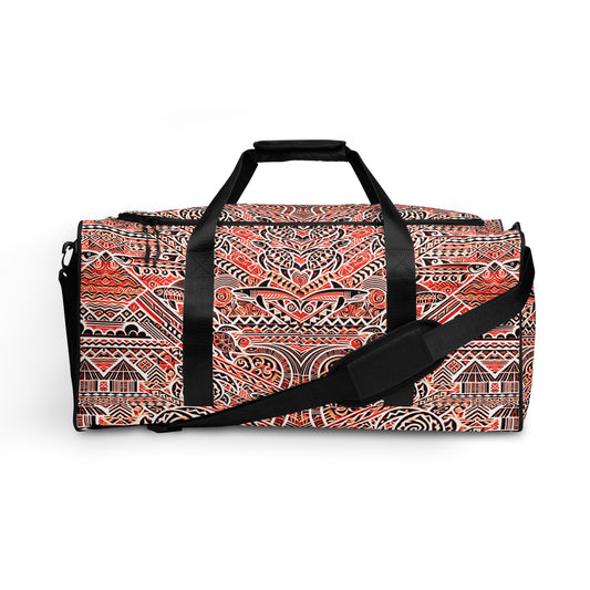 Tribal Duffle bag - Indigital Pink Salmon