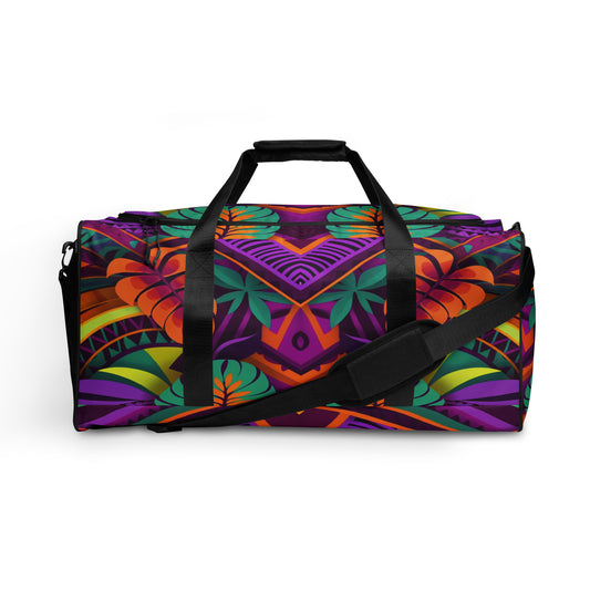 Tribal Duffle Bag - Poly-Purple Swirl