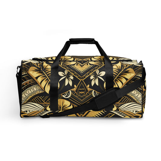 Tribal Duffle Bag - Poly-Tattoo, Gold