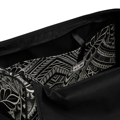 Tribal Duffle Bag - Poly-Tattoo, Silver