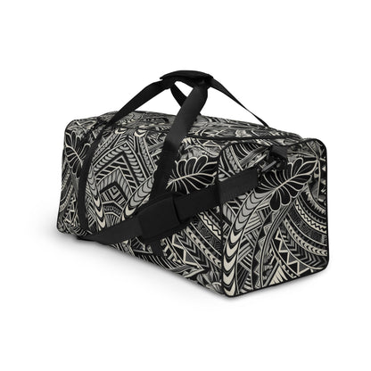 Tribal Duffle Bag - Poly-Tattoo, Silver