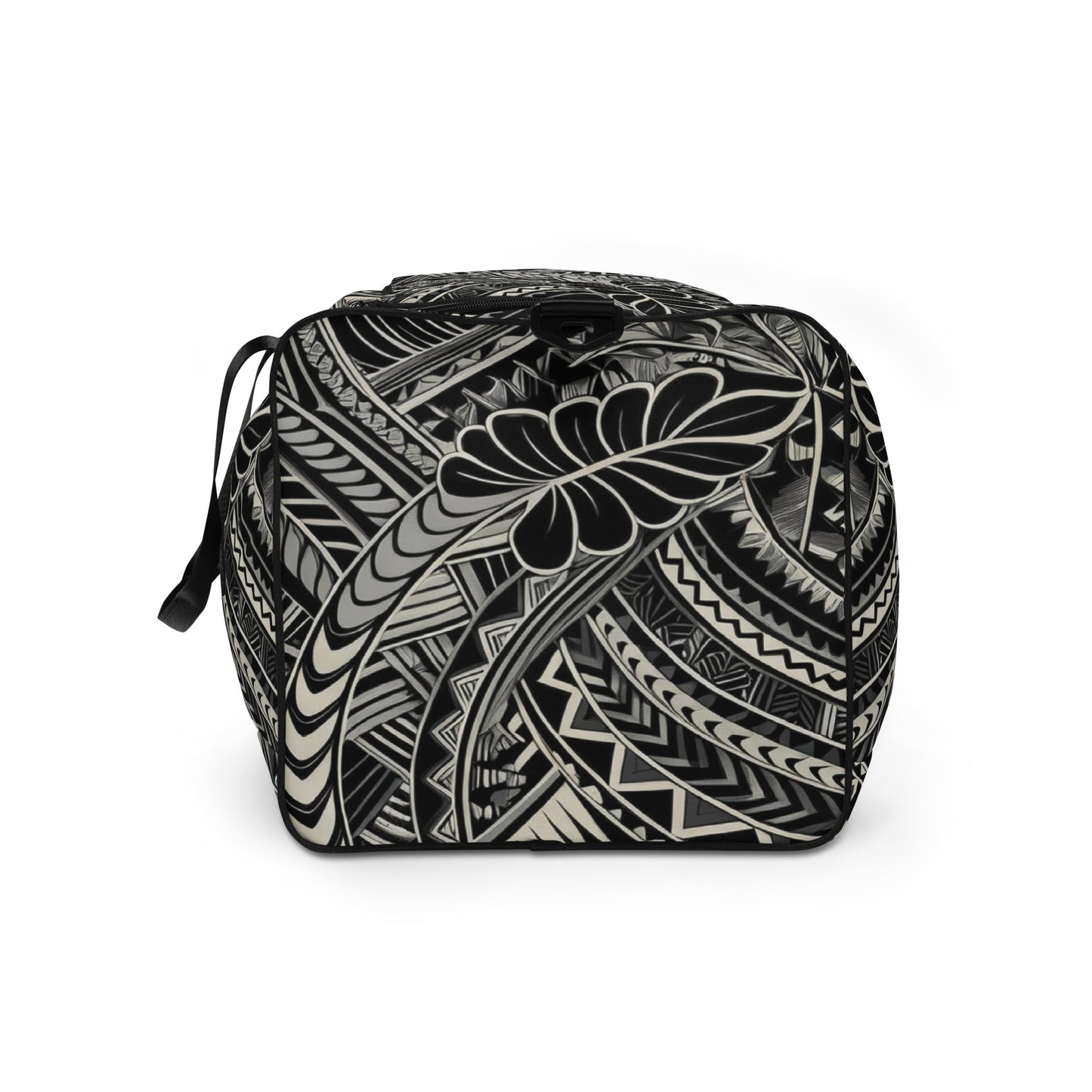 Tribal Duffle Bag - Poly-Tattoo, Silver