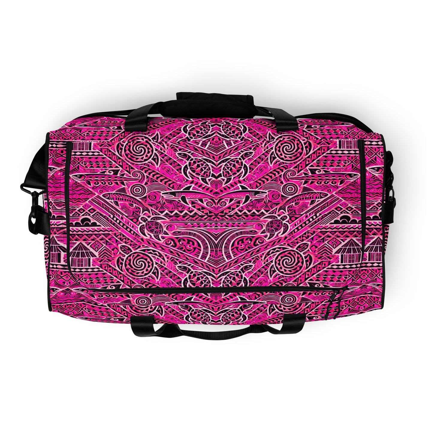 Tribal Duffle Bag - Indigital Hot-Pink