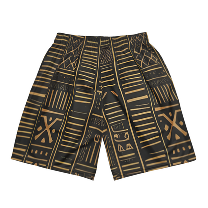 Tribal Tapestry - Dark Brown & Bronze
