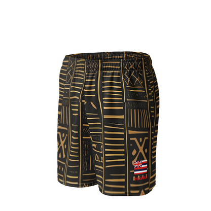 Tribal Tapestry - Dark Brown & Bronze