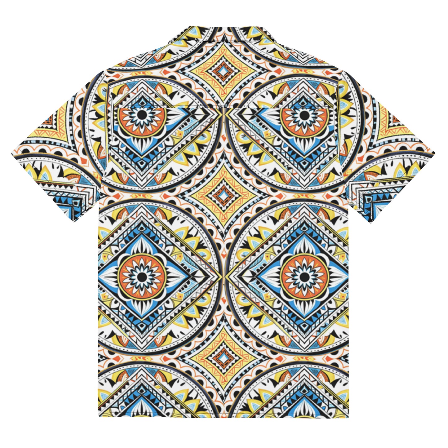 Tribal Tapestry Button Down Shirt - Batik