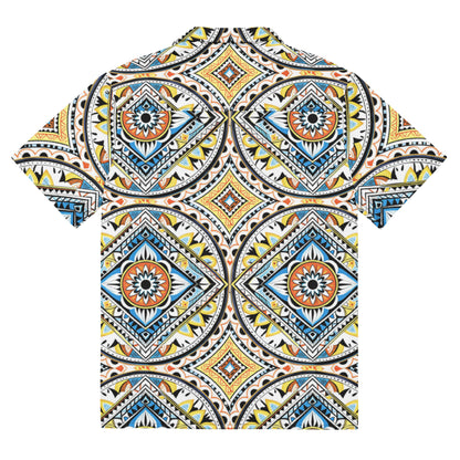 Tribal Tapestry Button Down Shirt - Batik