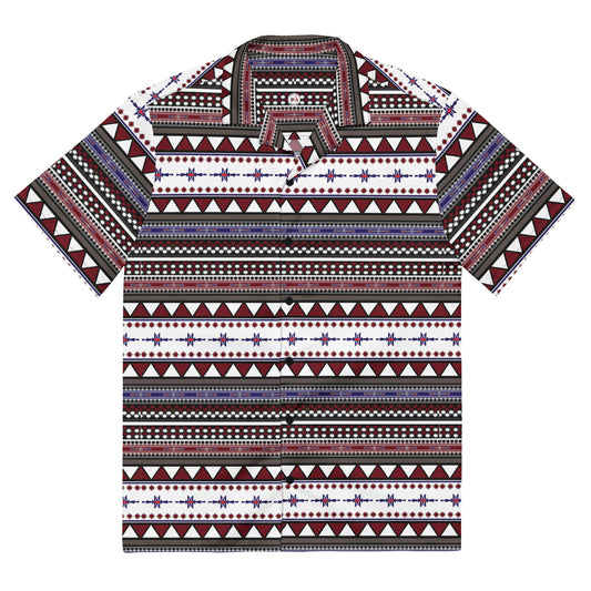 Tribal Pattern Button Down Shirt - Kahala