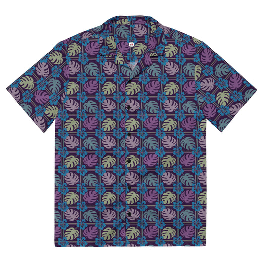 Palms Plaid - Purple Turquoise