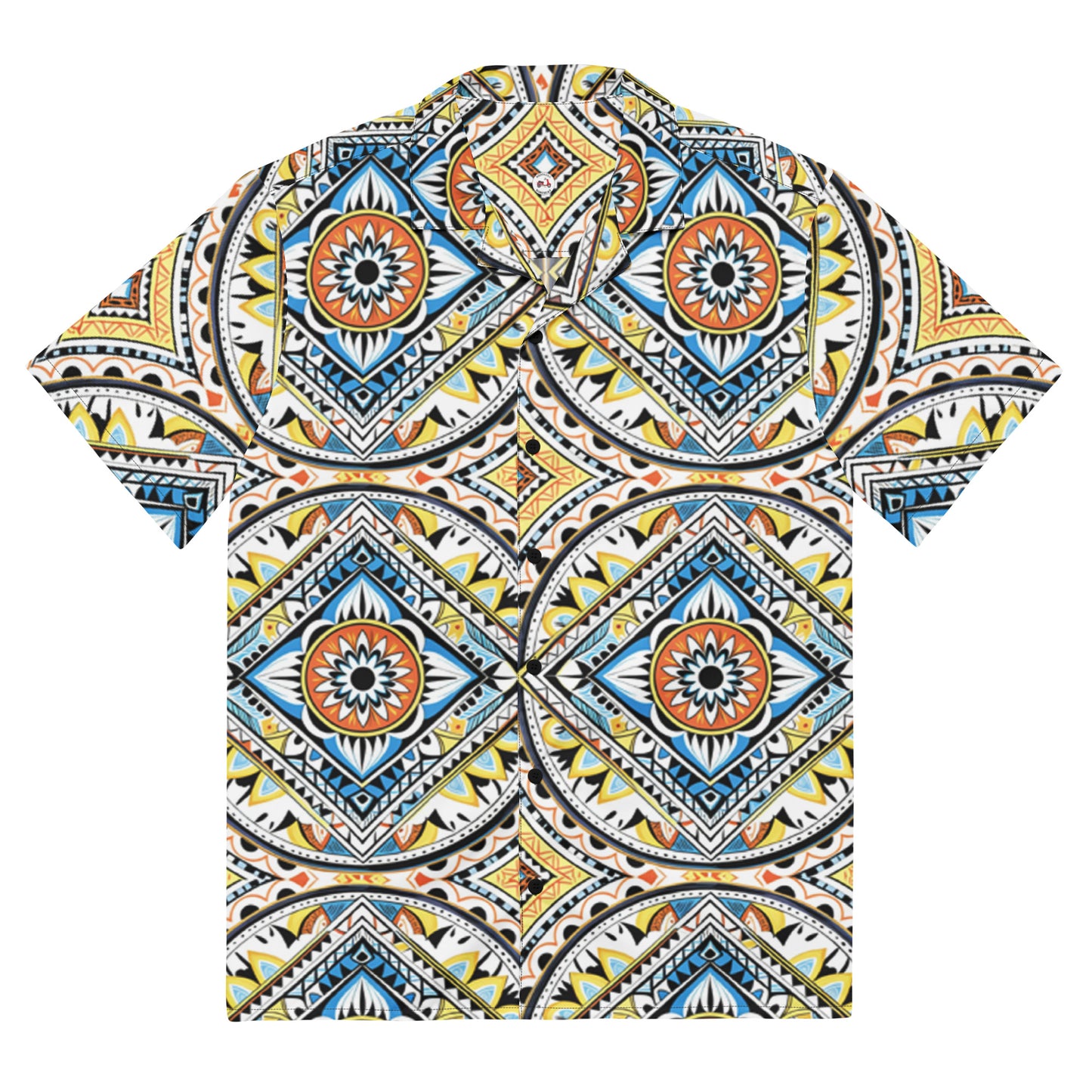 Tribal Tapestry Button Down Shirt - Batik