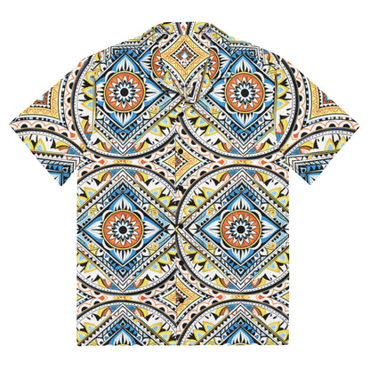 Tribal Tapestry Button Down Shirt - Batik