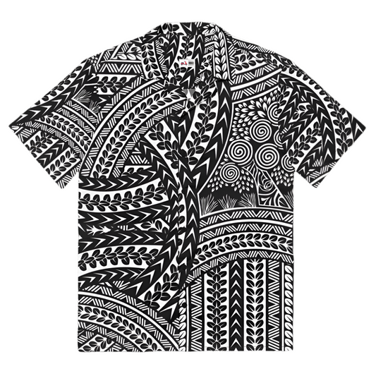 Tribal Swirls - Black and White