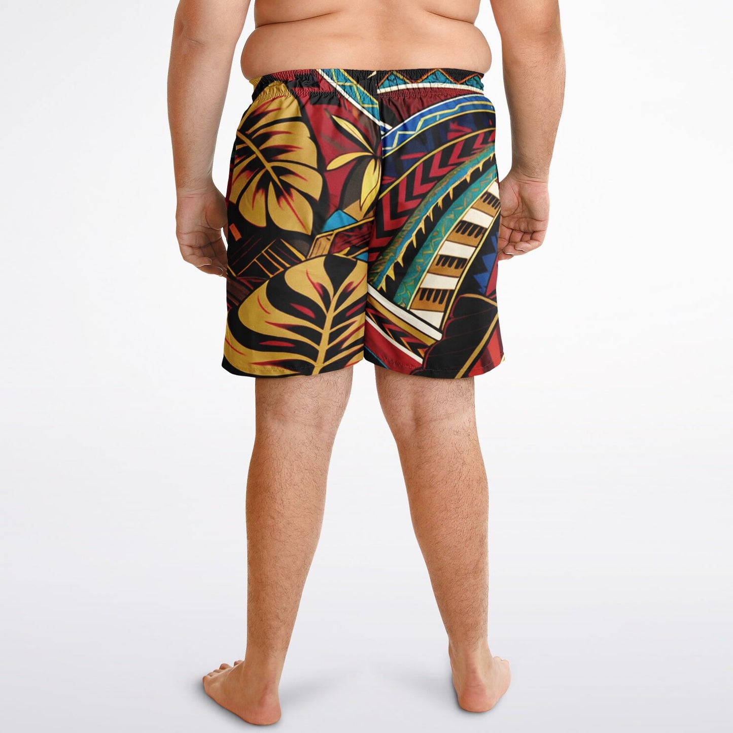 Tribal Plus-size Swim Trunks - Makaha