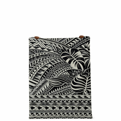 Tribal Premium Microfleece Blanket - Poly-Tattoo Silver