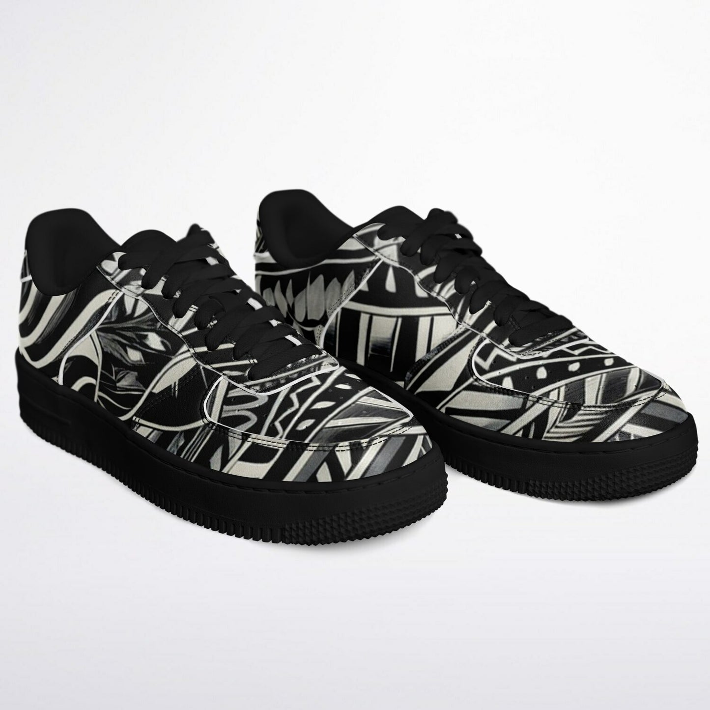 Tribal Core Low Shoes - Poly-Tattoo Silver-Black