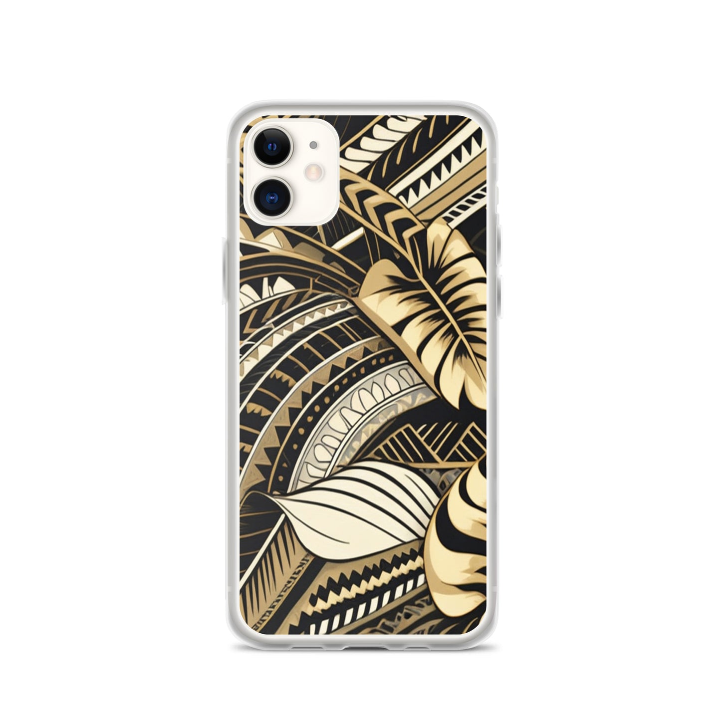 Poly-Tattoo Gold Clear Case for iPhone®