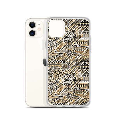 Indigital Tan Clear Case for iPhone®