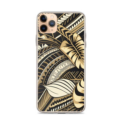 Poly-Tattoo Gold Clear Case for iPhone®