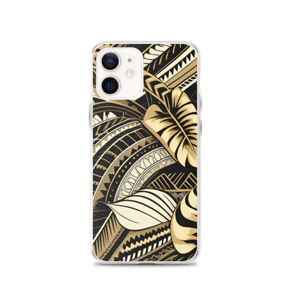 Poly-Tattoo Gold Clear Case for iPhone®