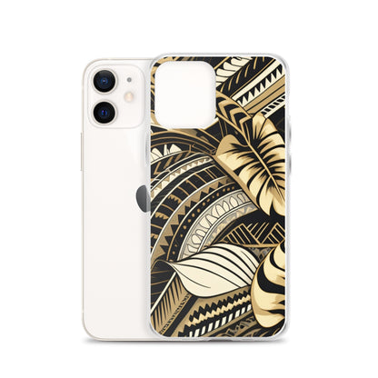 Poly-Tattoo Gold Clear Case for iPhone®