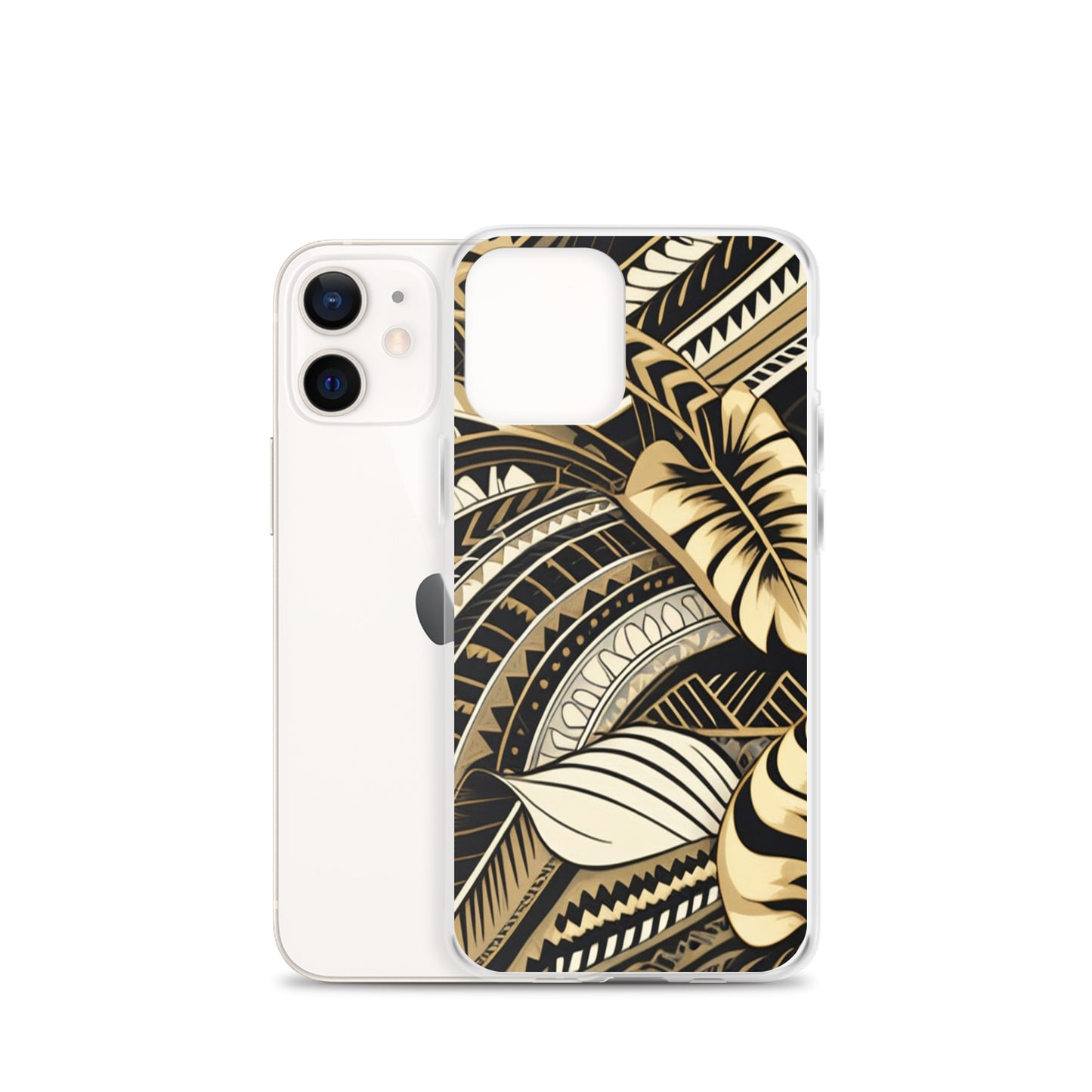 Poly-Tattoo Gold Clear Case for iPhone®