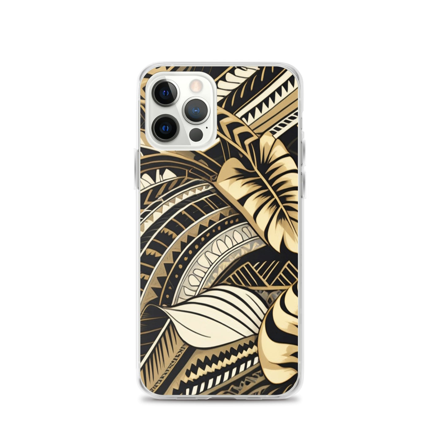 Poly-Tattoo Gold Clear Case for iPhone®