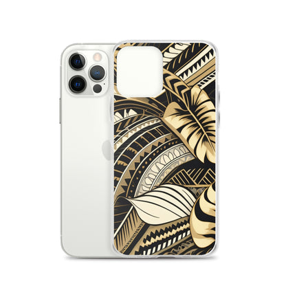 Poly-Tattoo Gold Clear Case for iPhone®