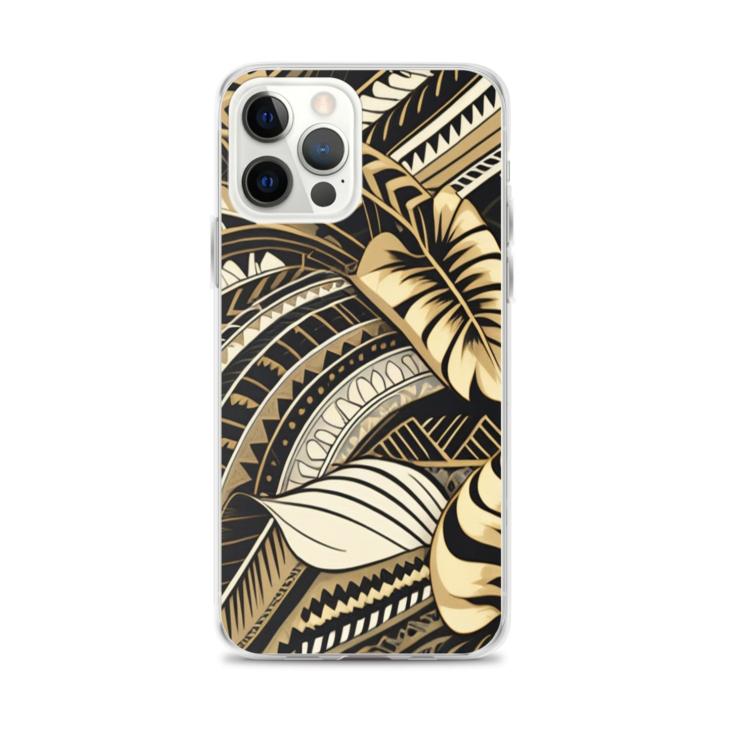 Poly-Tattoo Gold Clear Case for iPhone®