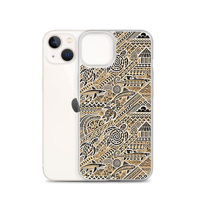 Indigital Tan Clear Case for iPhone®