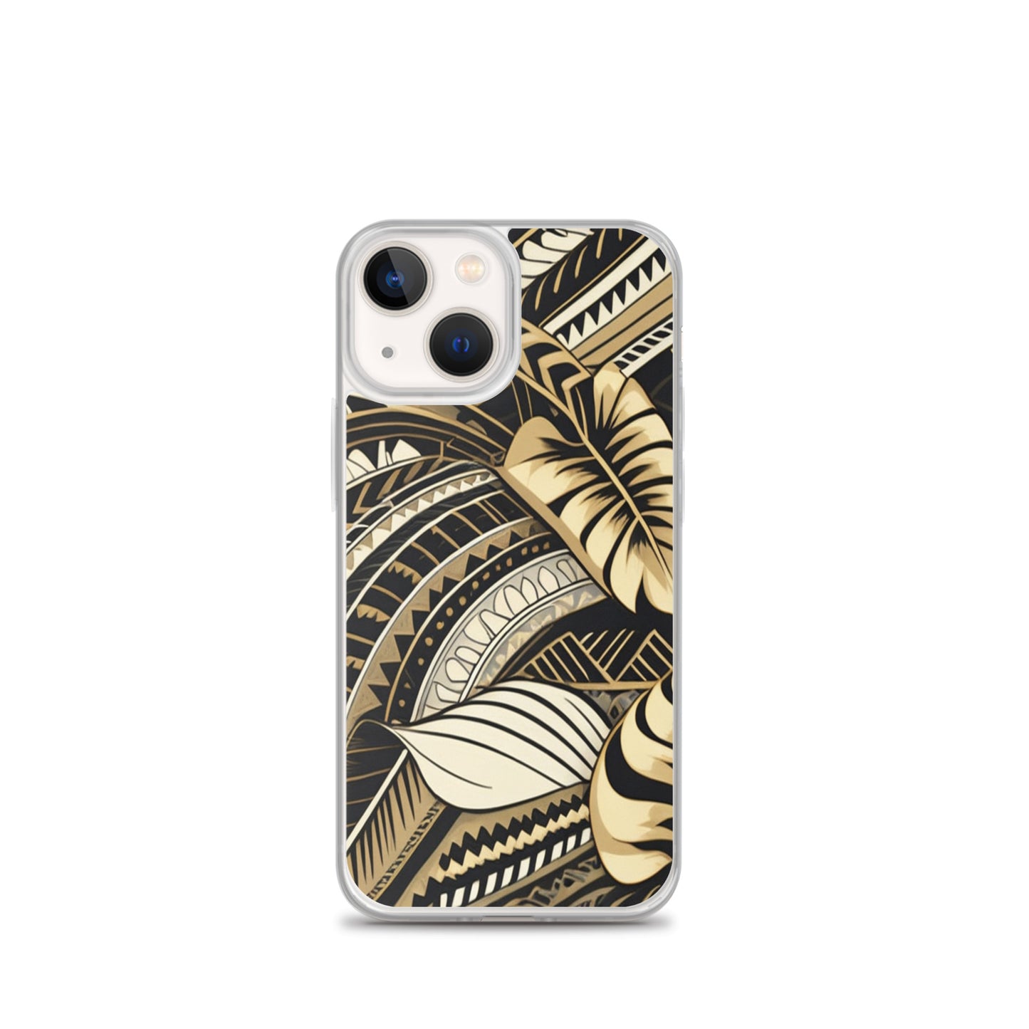 Poly-Tattoo Gold Clear Case for iPhone®