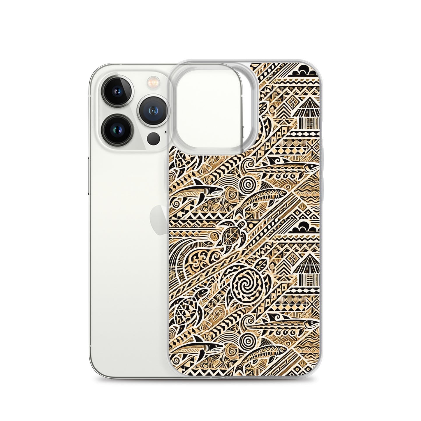 Indigital Tan Clear Case for iPhone®